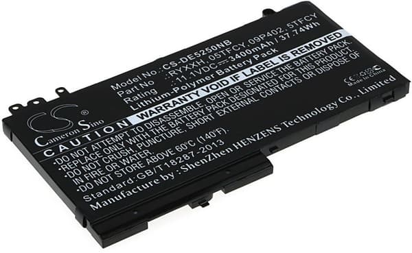 Batteri til Dell Latitude 12 5000 osv.