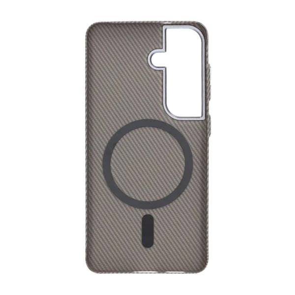 Crabon - blank magnetisk etui til Samsung S26 grå