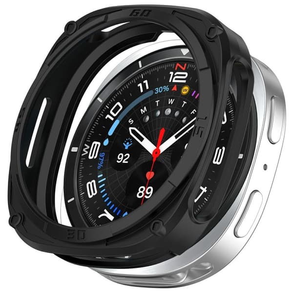 Samsung Galaxy Watch9 44mm Stødsikkert Etui - Sort