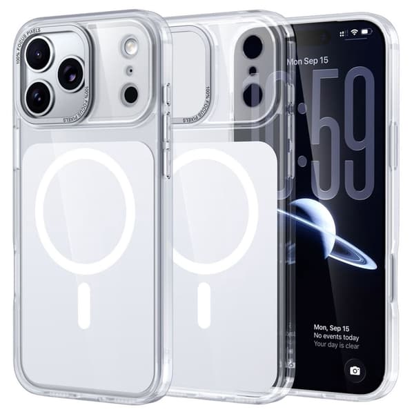 iPhone 18 Pro Max/17 Pro Max MagSafe Cover Akryl Bagside - Hvid