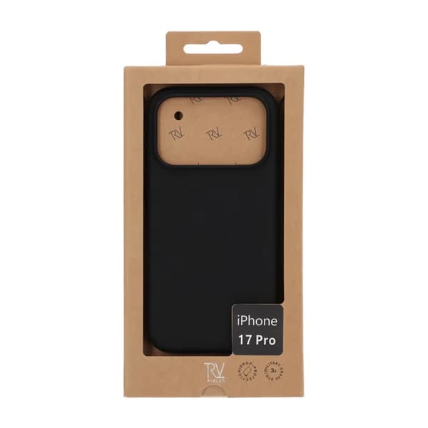 Rvelon Mobilcover Silikone MagSafe til iPhone 17 Pro - Sort