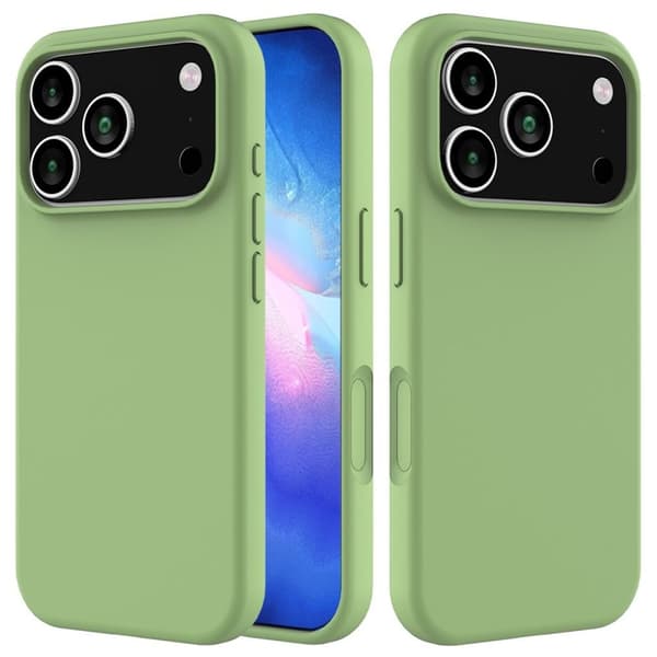 iPhone 17 Pro Max Silikone Telefon Cover - Grøn