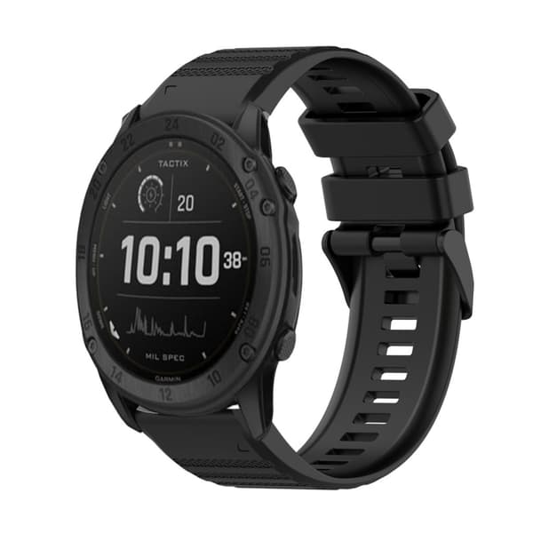 Garmin Tactix Delta silikoninen kellon ranneke - Musta