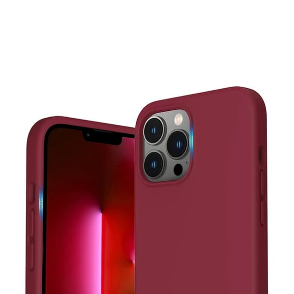 iPhone 14 Pro Max Silikonskal Rvelon - Röd