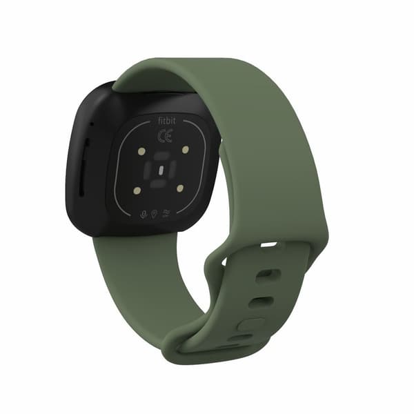 Miljövänligt armband för Fitbit Versa 3 etc. - Mörkgrön