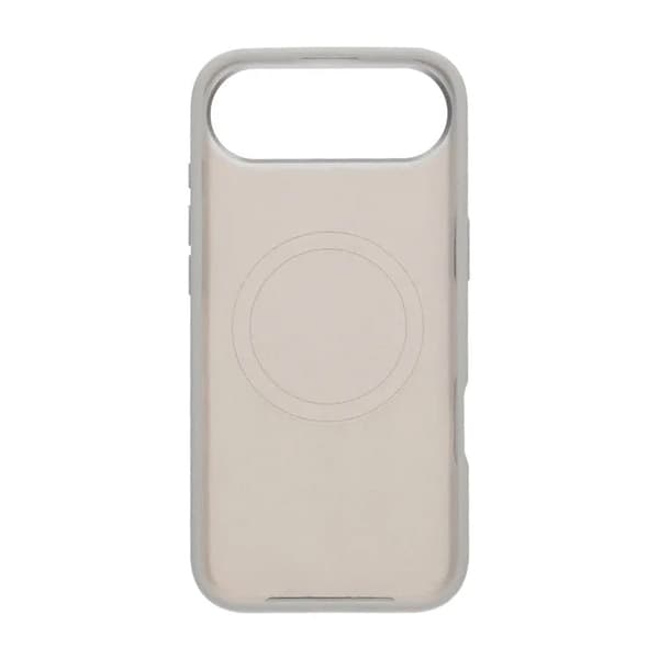 Mobilskal Silikon med Kamera Metallram för iPhone Air - Grå