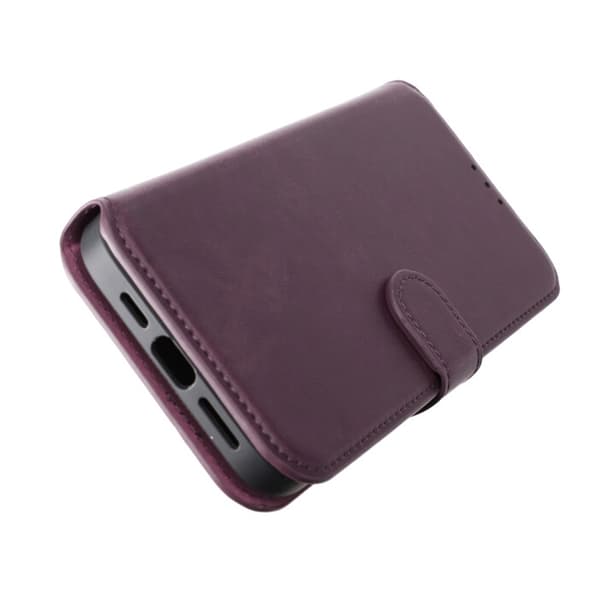 iPhone 15 Plus Plånboksfodral Magnet Rvelon - Lila