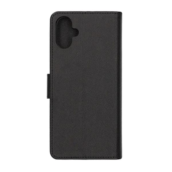 Flip Stand Læderpung Etui Til Samsung A06 Sort