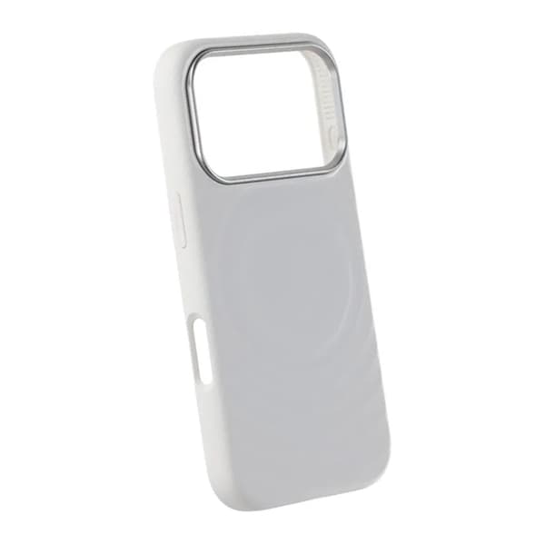 Mobilskal Silikon med Magsafe för iPhone 17 Pro - Vit