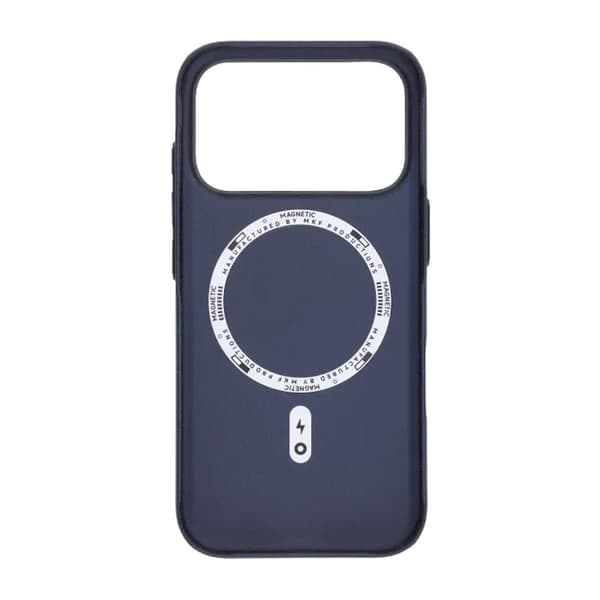Bølget Rocksand Magnetisk Cover - iPhone 17 Pro Max Blå