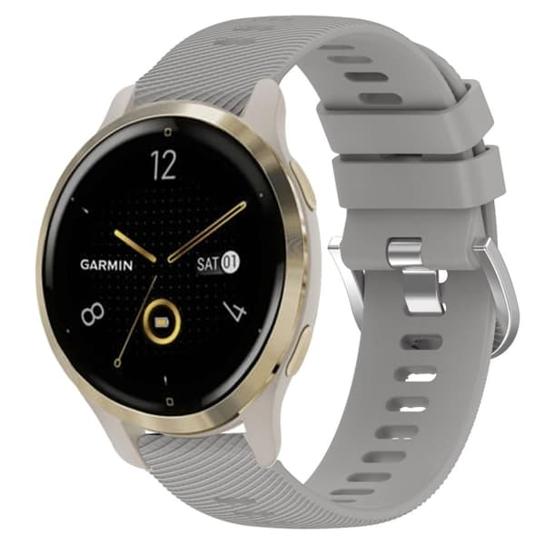 Garmin Venu 2S Silikone Urrem - Grå