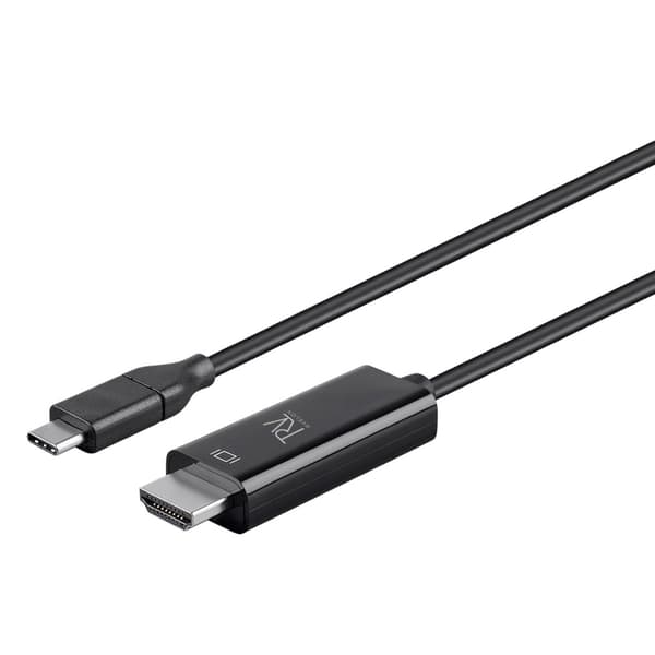 Rvelon USB-C til HDMI 1.4 kabel 4K - 2 meter med chipset