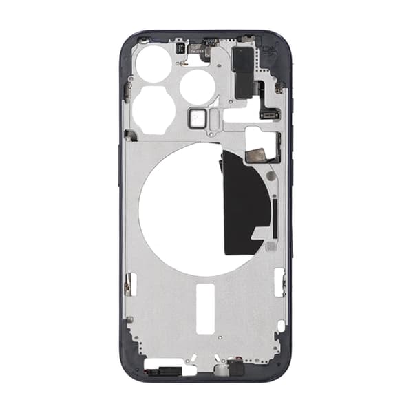 iPhone 15 Pro Mittenram med smådelar OEM - Titanblå