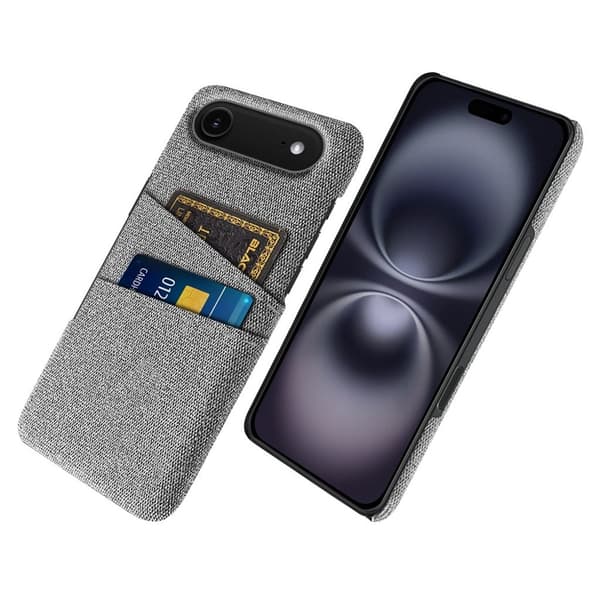 iPhone Air Cover med Kortholder - Grå