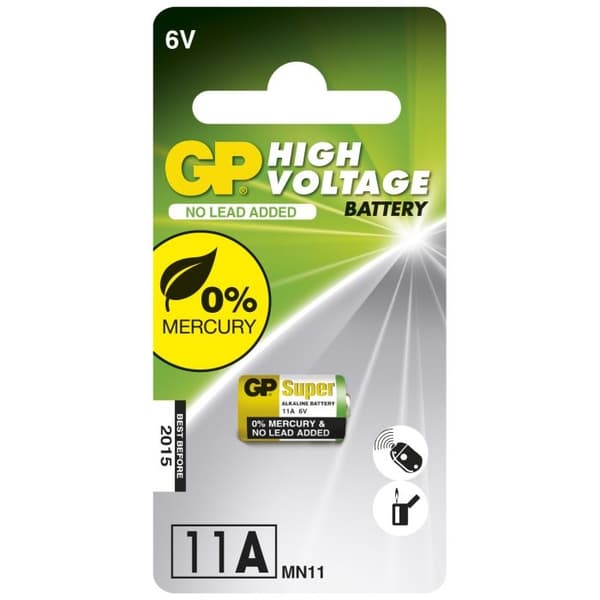 GP 11A-C1 batteri - 1 pakke