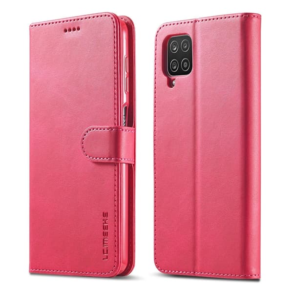 LC.IMEEKE Plånboksfodral för Samsung Galaxy A12 5G - Rosa