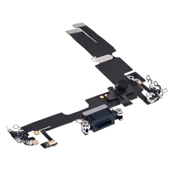iPhone 14 Plus Laddkontakt med Flexkabel Original - Svart