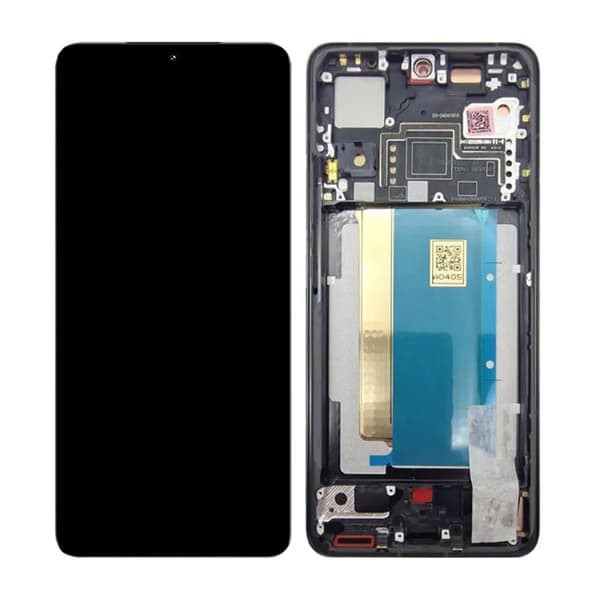 Xiaomi POCO F6 Skærm med Ramme - Sort