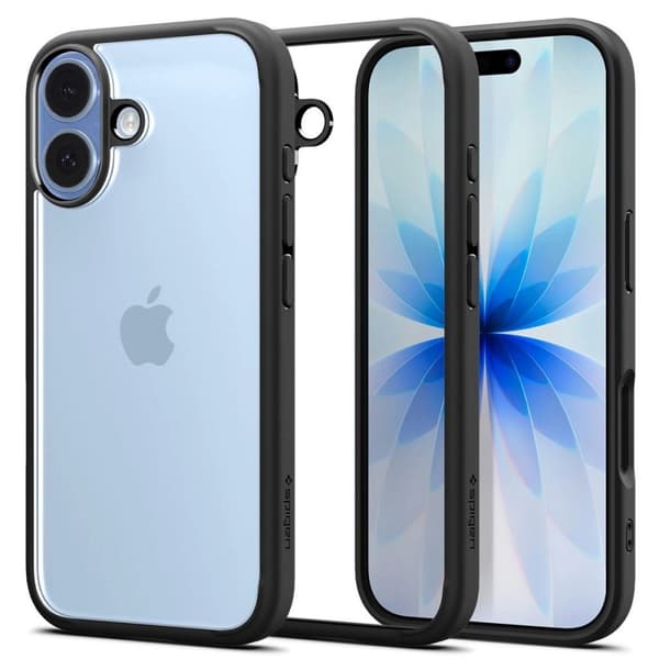 Spigen Ultra Hybrid Cover til iPhone 17 - Mat Sort