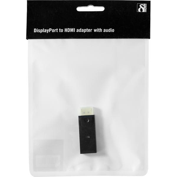 HDMI til DisplayPort adapter, 20-pin ha - 19-pin ho