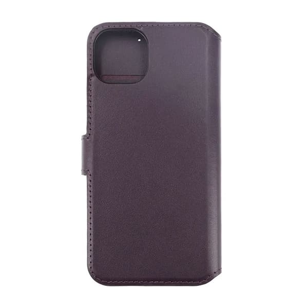 iPhone 15 Plus Plånboksfodral Läder Rvelon - Lila