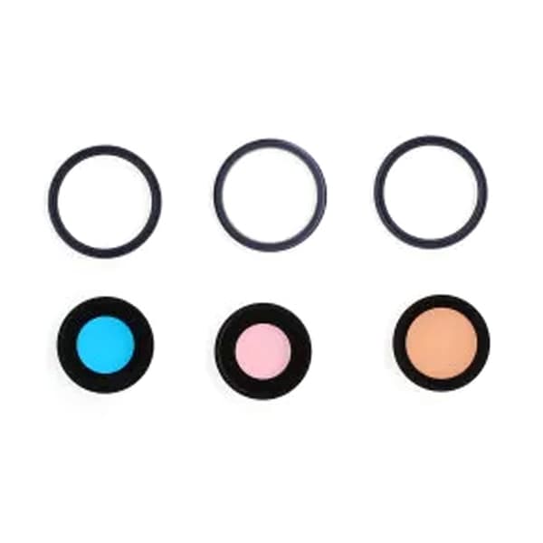 iPhone 17 Pro/17 Pro Max Bagkamera Linse + Beslag Blå