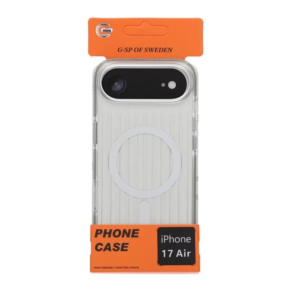 Mobilskal Korrugerad Magsafe för iPhone Air - Silver