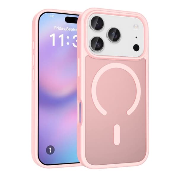 iPhone 18 Pro/17 Pro Matt Skal - Rosa