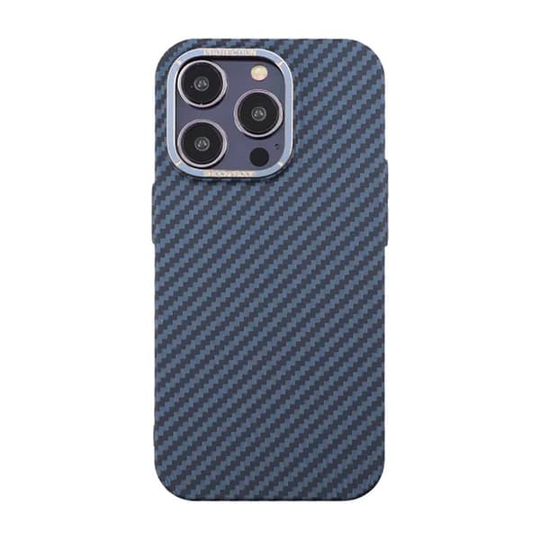 Kolfiber Skal iPhone 14 Pro - Blå