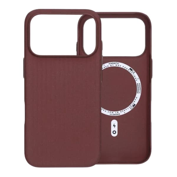 Bølget Cover med Magsafe til iPhone 17 Pro - Rød