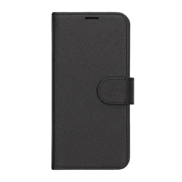 Pung etui med stander til Samsung Galaxy S25 Edge - Sort