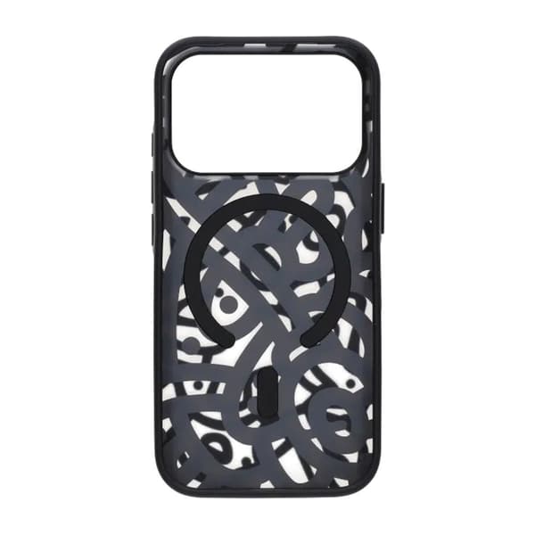 Graffiti Craft MagSafe -suojakuori iPhone 17 Prolle, musta