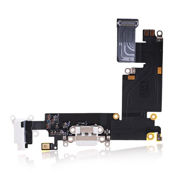 iPhone 6 Plus latausliittimen joustokaapeli - valkoinen