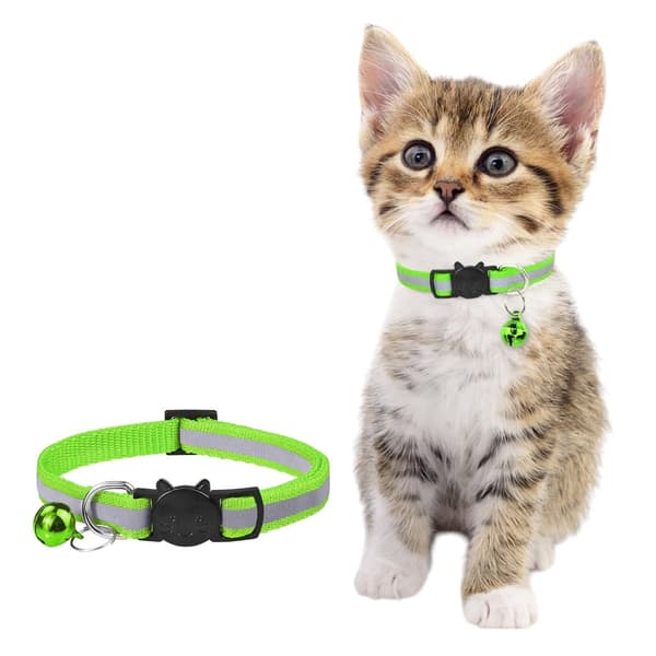 Pet Luminous Protective Cover Collar Green