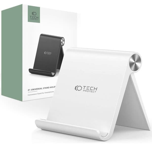 Tech-Protect Z1 Universal Smartphone/Tablet Stand - Hvid