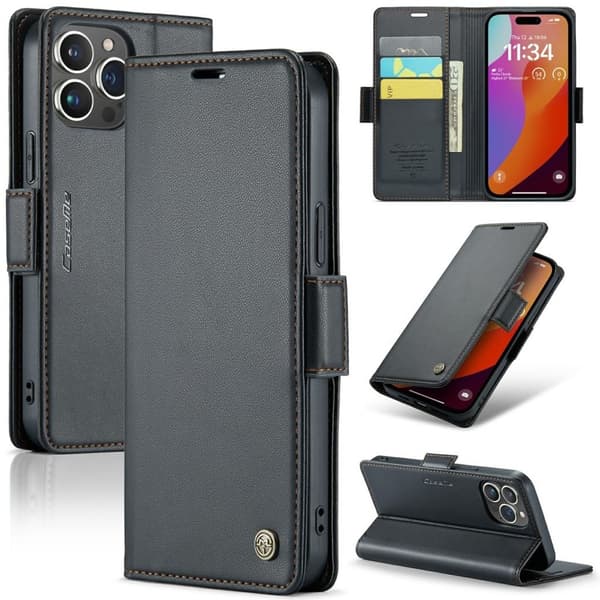 CASEME 023 Series iPhone 16 Pro cover - Sort