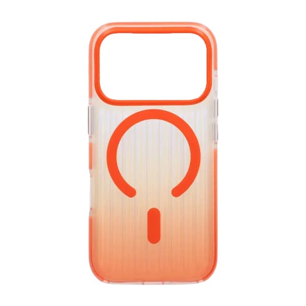 Mobilskal Korrugerad MagSafe för iPhone 17 Pro Max - Orange