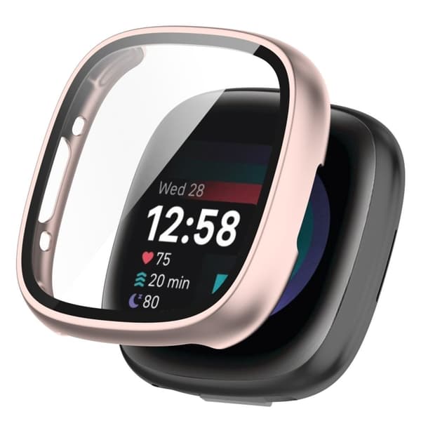 Fitbit Sense 2 suojakotelo - Ruusukulta