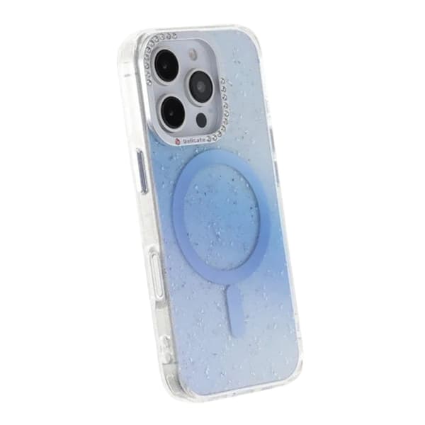 Glitter Diamond Magnetic Case - iPhone 16 Pro Blue