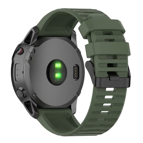 Garmin Forerunner 935/945/Fenix 6 Silikon Armbandsur - Grön