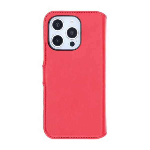 RV Magnetisk Wallet Case iPhone 16 Pro Rød
