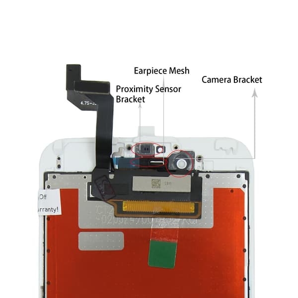 iPhone 6S LCD-näyttö AAA Premium - Valkoinen