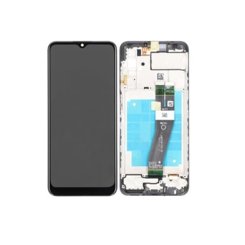 Galaxy A03s LCD-näyttö, musta