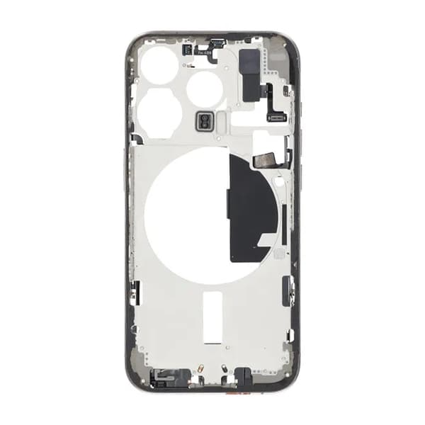 Mellemramme med smådele til iPhone 15 Pro - Naturlig Titanium OEM