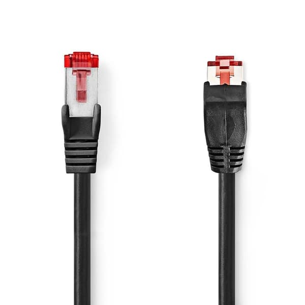 Nedis Cat 6 RJ45 til RJ45 kabel, 2m - Sort