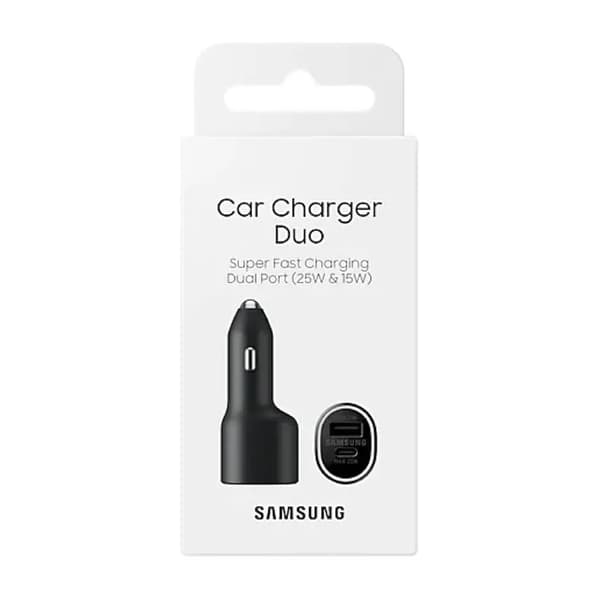 Samsung Billaddare USB-C & USB-A 40W Svart