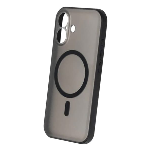 Slankt MagSafe-cover med kamerabeskyttelse til iPhone 16 - Sort