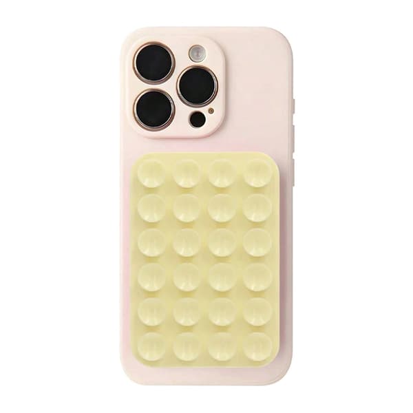 MagSafe Silicone Suction Cup Phone Mount Yellow
