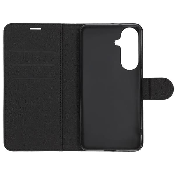 Flip Stand Læderpung Etui Til Samsung S26 Plus Sort