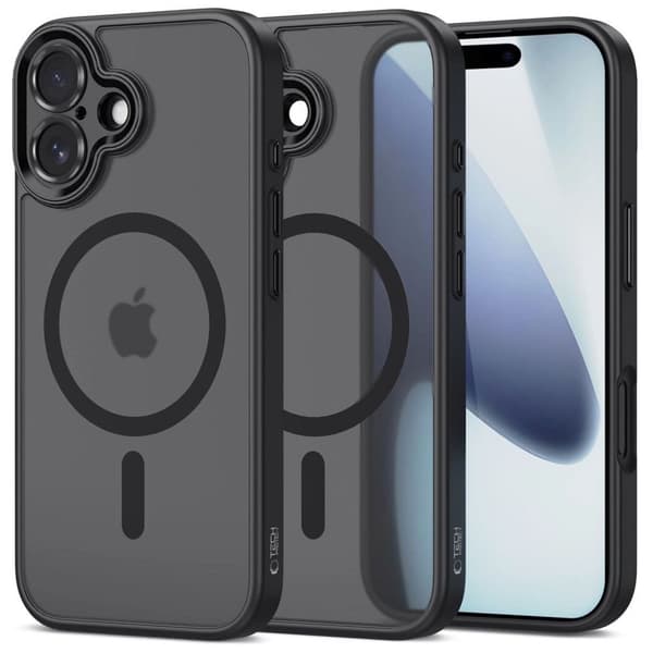 Tech-Protect MagCam MagSafe Cover til iPhone 17 - Mat Sort